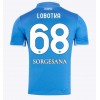 SSC Napoli Stanislav Lobotka #68 Hjemmedrakt 2024-25 Kortermet